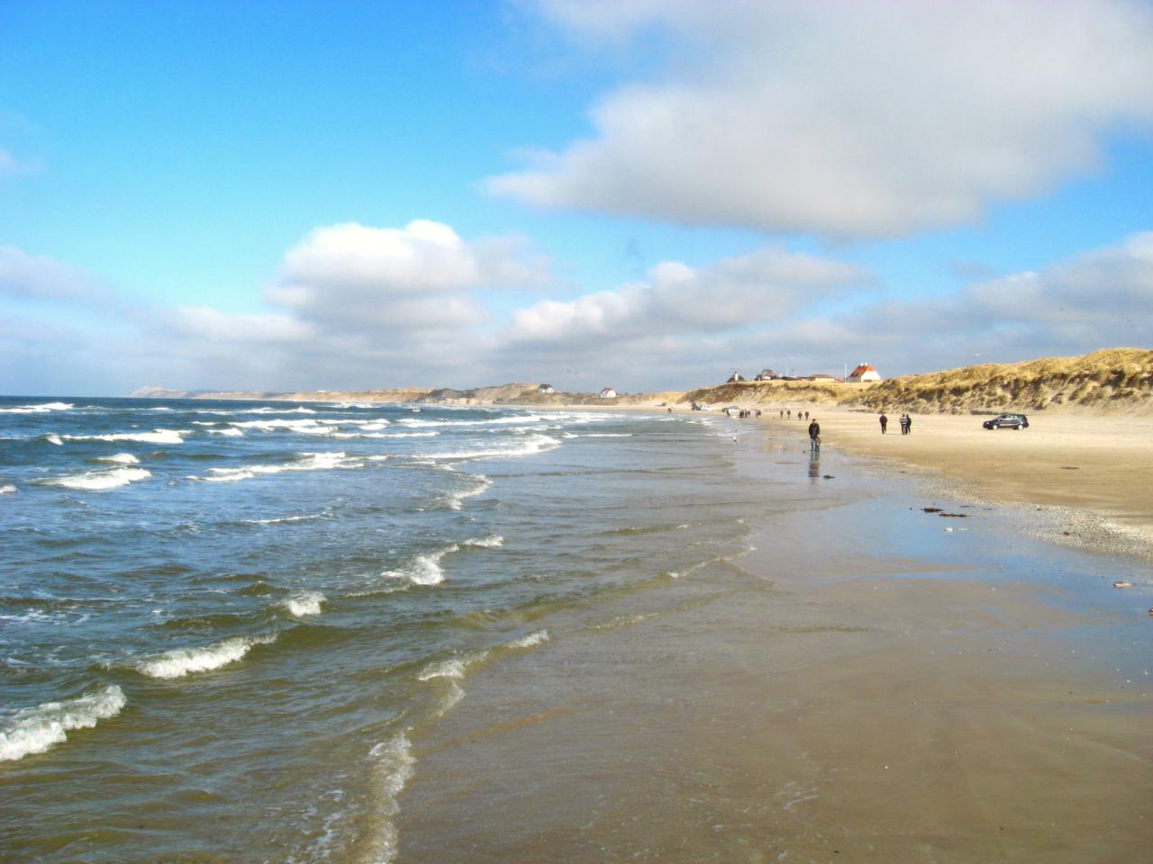 The beach at Løkken