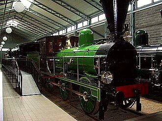 A painstakingly restored British 0-6-0 "Neilson and Company" 0-6-0 steam locomotive, used in Finland from 1869 well into the 1920s, preserved at the Finnish Railway Museum