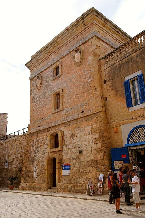 Tourist information centre at the Torre dello Standardo in Mdina