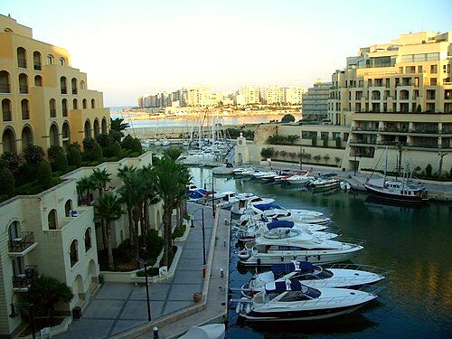 Typical architecture built in recent years in Malta.