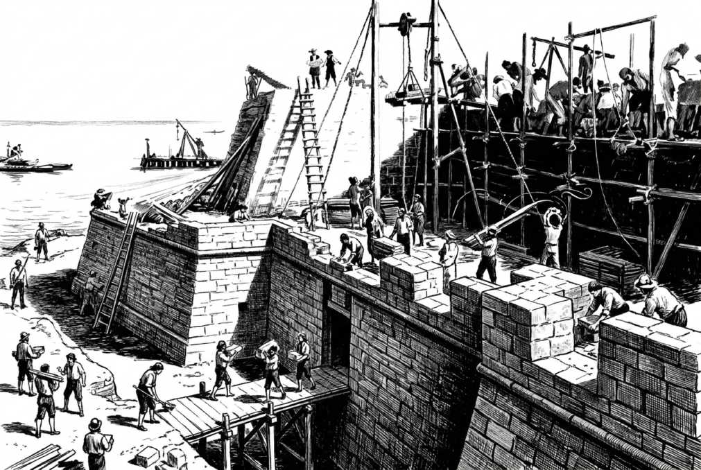 Bau des Castillo
