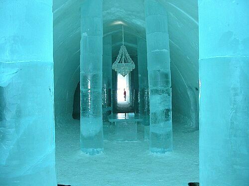 The Ice Hotel in Jukkasjärvi