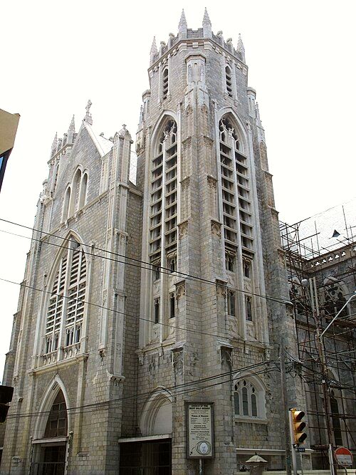 Historic Gothic Rosary Church at the corner of Henry and Park Streets in 2008