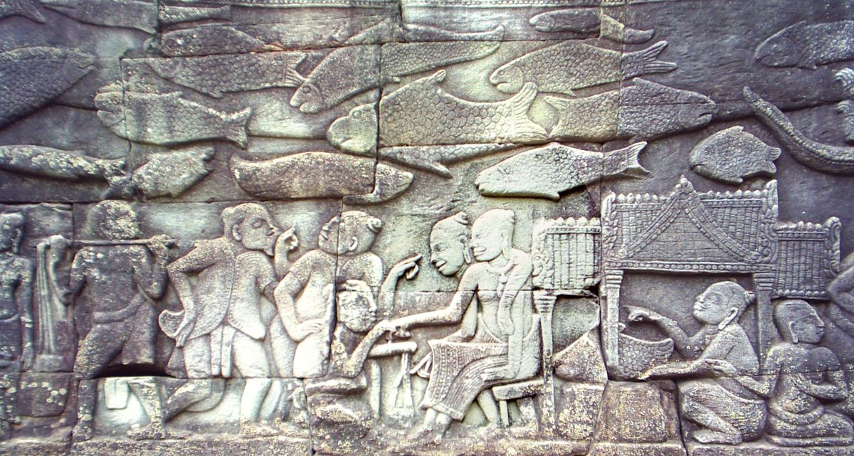 Lokales Essen und Trinken - Cambodia