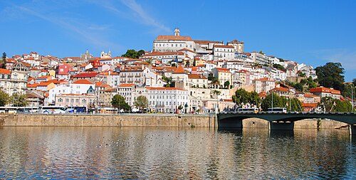 Mondego River in Coimbra.