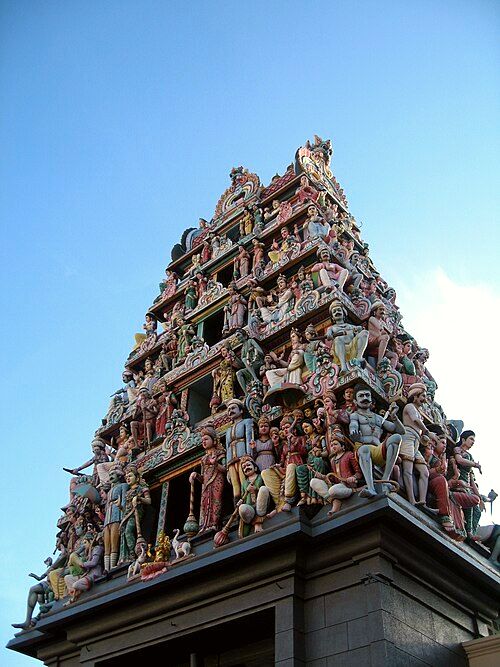 Sri Mariamman Temple, is Singapore's oldest Hindu temple located in Chinatown, Singapore