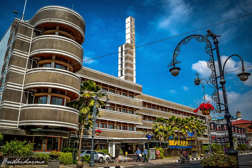 The Savoy Homann Bidakara Hotel architectural design by Albert Aalbers in 1939 is one of the most significant examples of the Art Deco style for which Bandung is renowned.