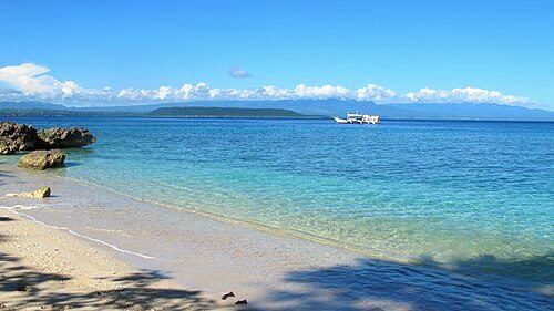 Beach on Moyo Island, North Sumbawa in March 2012