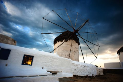 Mykonos Windmühlen