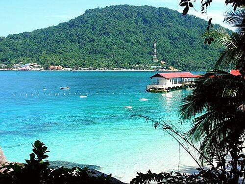 Perhentian Kecil seen from Perhentian Besar