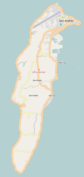 Map of the island