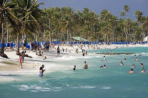 Beach in San Andrés