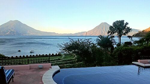 View from Hotel Atitlán near Panajachel