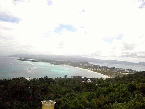 View of Boracay from Mount Luho, October 2012