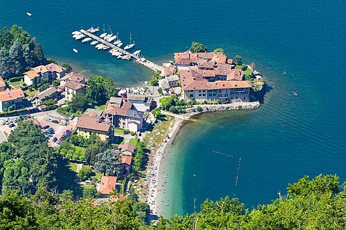 Lierna, locality in the central area of Lake Como