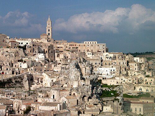 The Sassi di Matera, in Basilicata