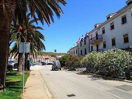 Vela Luka - street in the town centre