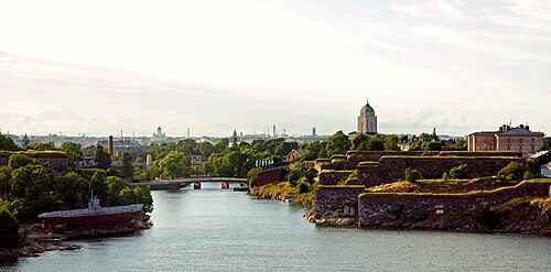 Suomenlinna seen from the sea