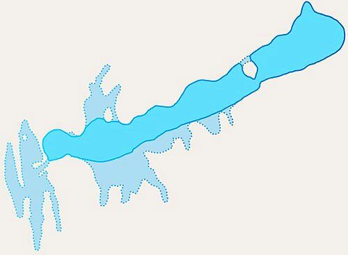 Map of Balaton in ancient times