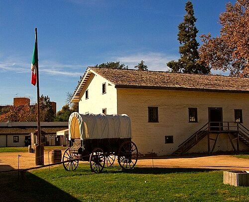 In 1839, John Sutter established Sutter's Fort, which he called Nueva Helvetia. In 1841, he was officially granted the land by Governor Juan Bautista Alvarado.