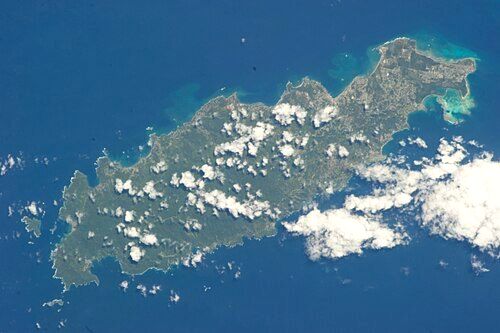 Tobago from space