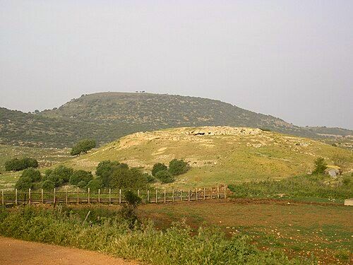 The hill where ancient Yodfat stood