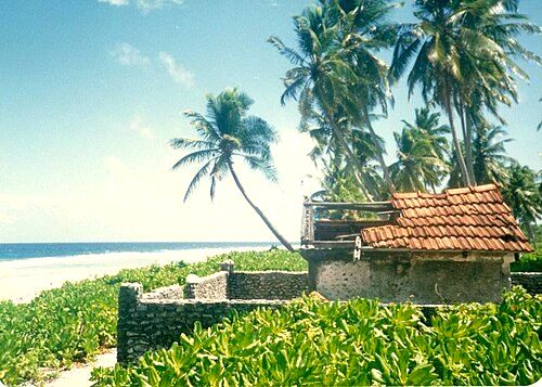 A tomb or ziyaìraiy named Riba, located in a lonely spot on the SW tip of Fua Mulaku Island. The islanders say that it houses the body of a person who had the extreme blessing of finding land and a decent burial even after death. It was destroyed in 