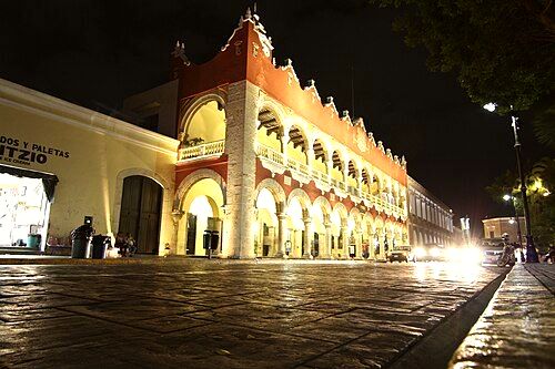 Merida's Municipal Palace, seat of the City Hall and Mayor's office