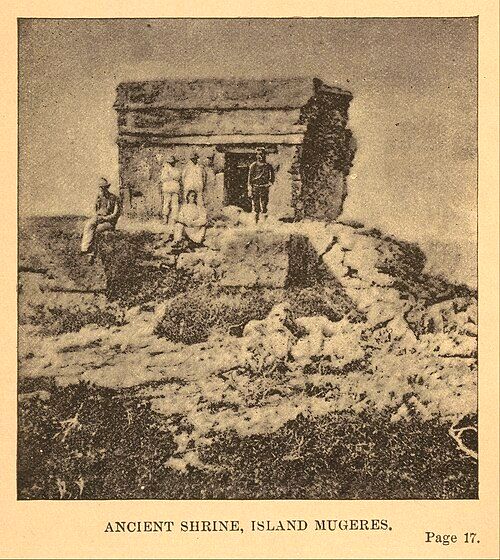 Former Maya ruins on Isla Mujeres
