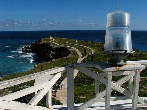 View from lighthouse on the southern tip