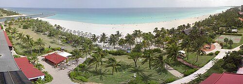 The beach in the resort town of Varadero