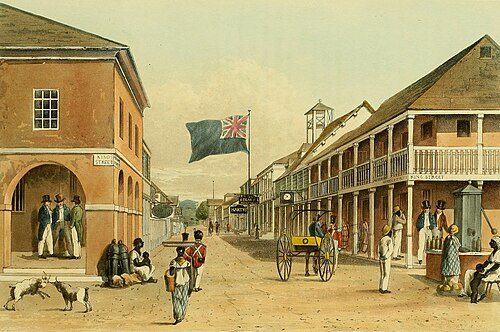 Harbour Street, Kingston, c. 1820
