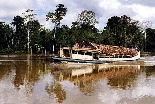 River taxi on the Amazon River