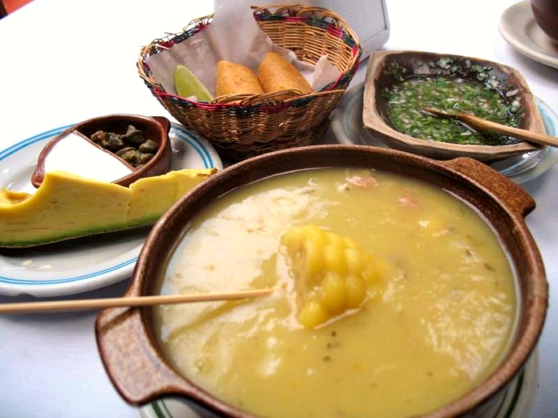 Lokales Essen und Trinken - Colombia