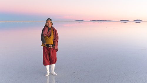 The Salar de Uyuni is the world's largest salt desert and is famous for its mirror-like views during the rainy season.