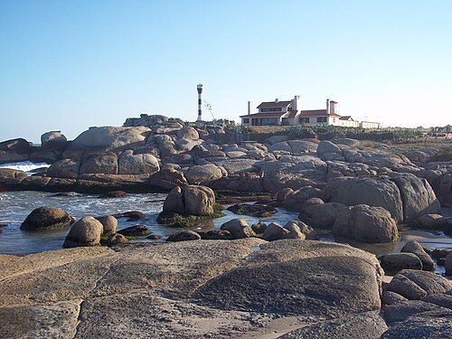 Coast of Punta del Diablo