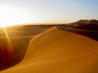 Sand dunes in Morocco