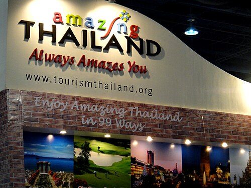 "Amazing Thailand" – Thailand Tourism booth at a Travel and Tour Expo