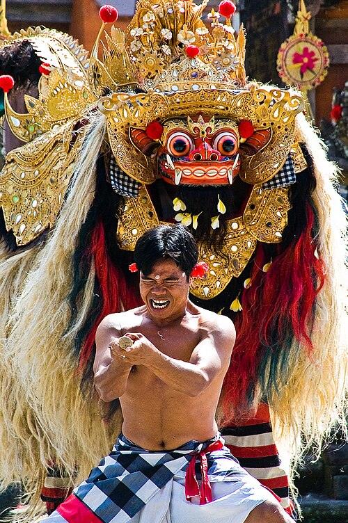 Indonesia possesses a diverse range of traditions, such as this Barong dance performance in Bali.
