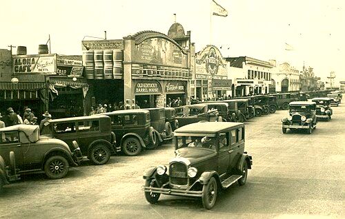 Downtown Tijuana in the 1920s
