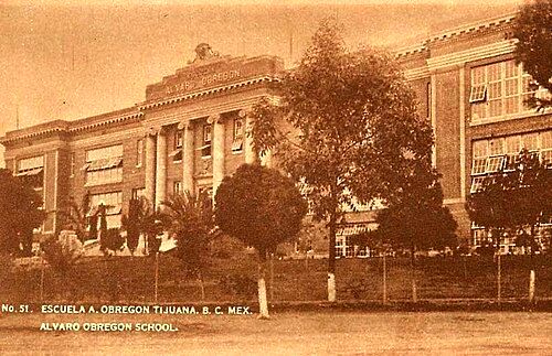 Álvaro Obregón School in 1930