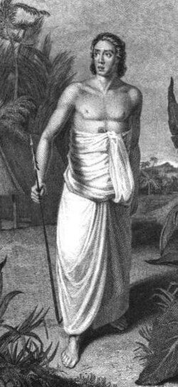 William Mariner was a teenaged English sailor adopted into a royal Tongan family.