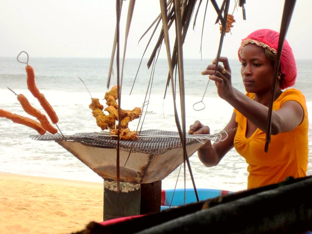 Lokales Essen und Trinken - Liberia