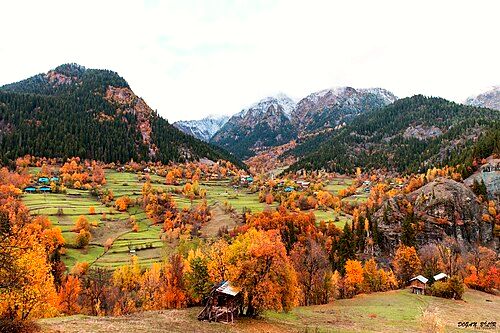 Çağliyan, a village in Şavşat.