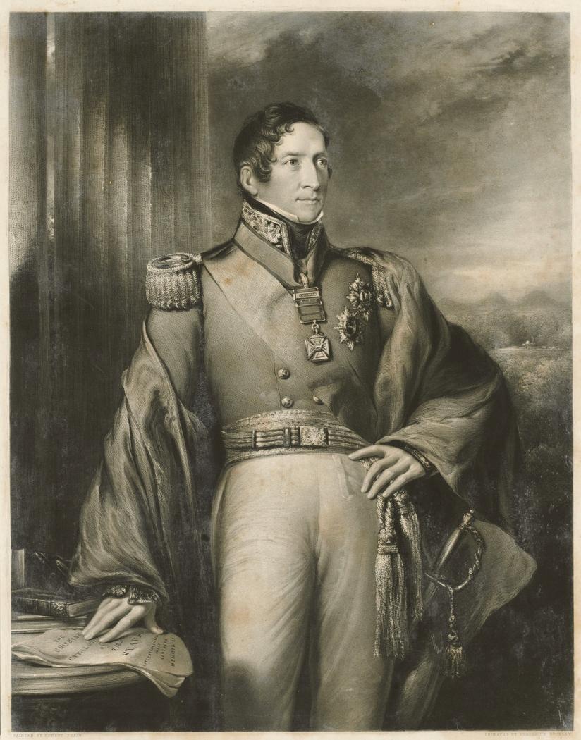Portrait of Major-General Sir Thomas Brisbane, after whom the city and river were named.