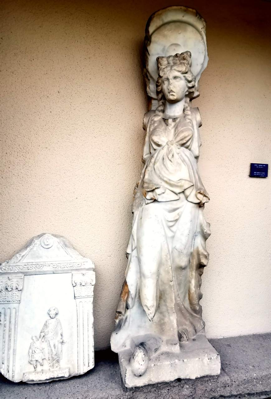 A marble statue of Nike, the Ancient Greek goddess located in Konya Archaeological Museum