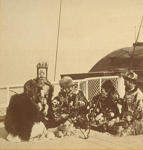 Group of Distinguished Chiefs in Sitka (1868)