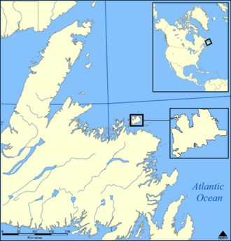 Location of Fogo Island