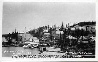 Yellowknife from Back Bay. In the 1930s, the area was home to a number of prospectors.
